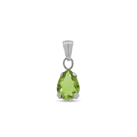 Ciondolo Goccia Verde Swarovski Pendente Argento MiRaggi Amulets