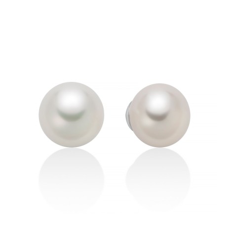 Orecchini Miluna Perle Gemelle Oro Bianco 18kt 10-11mm PPN1011BMV3