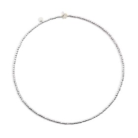 Collana Dodo Mini Granelli Argento