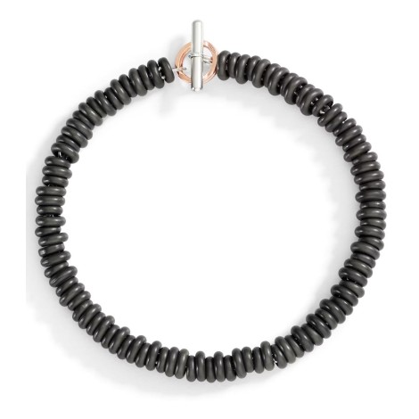 Bracciale Dodo Rondelle Titanio e Oro