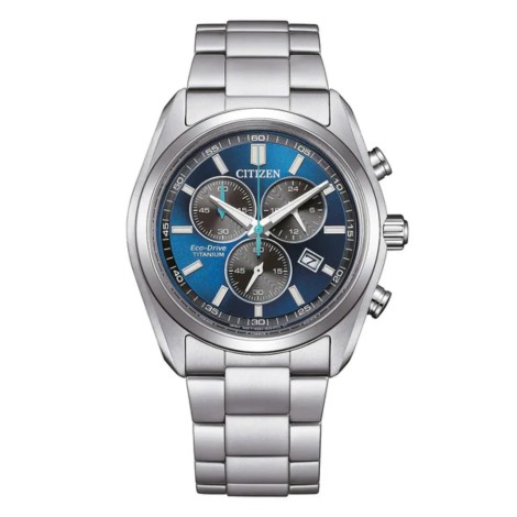 Orologio Citizen Crono Super Titanio 26 Blu AT2590-59L
