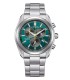 Orologio Citizen Crono Super Titanio 26 Verde AT2590-59X