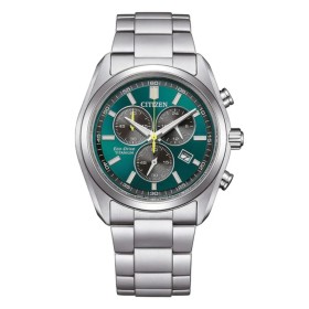 Orologio Citizen Crono Super Titanio 26 Verde AT2590-59X