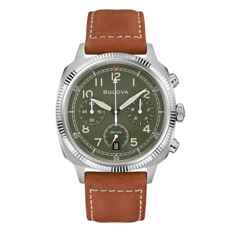 Orologio Bulova Cronografo Military Verde  96B482