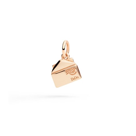 Ciondolo Dodo Lettera Oro Rosa 9kt e Diamante Festa Della Mamma