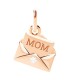 Ciondolo Dodo Lettera Oro Rosa 9kt e Diamante Festa Della Mamma