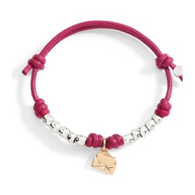 Bracciale Cordino Dodo Lettera Festa Della Mamma Oro Rosa 9kt