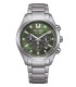 Orologio Citizen Crono Super Titanio 26 Verde CA4750-51X