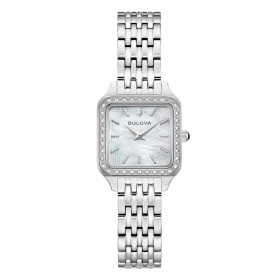 Orologio Bulova Lady Sutton Bianco E Diamanti 96R256