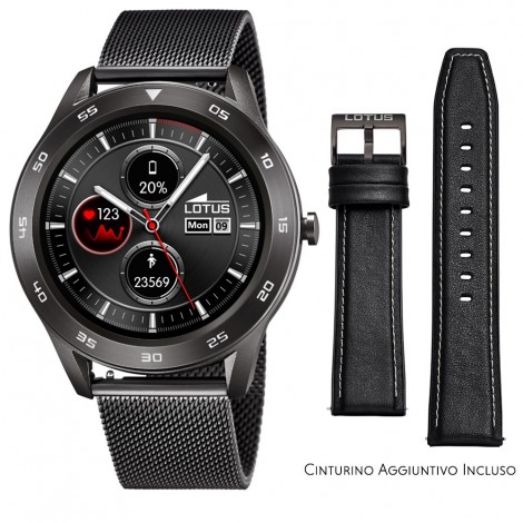 Smartwatch Lotus Smartime Multifunzione 50011 Grigio e Nero