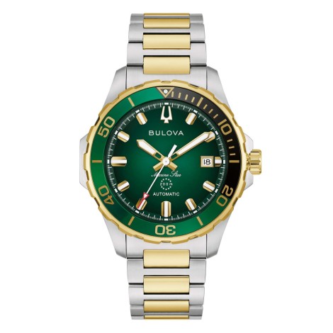 Orologio Bulova Marine Star Automatic Verde Bicolor 98B467