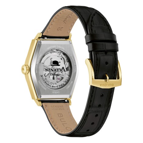 Orologio Bulova Frank Sinatra Acciaio E Pelle 97B243
