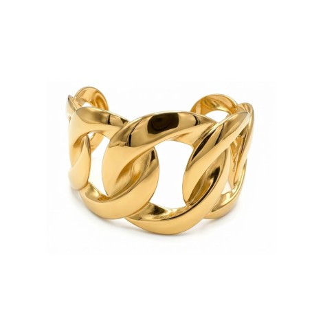 Bracciale Rigido Groumette Acciaio Dorato