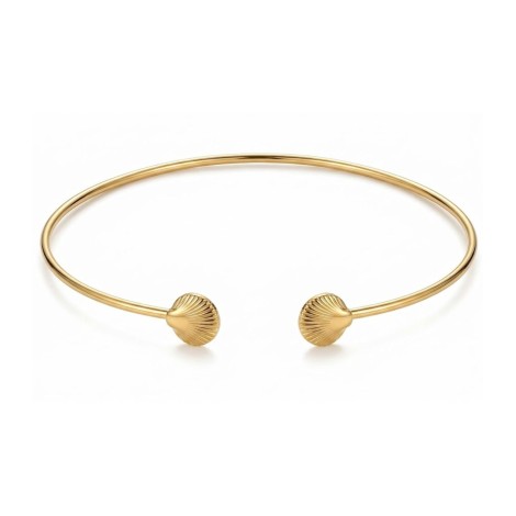 Choker Rigido Conchiglia Dorato