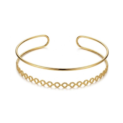 Choker Rigido Flower Dorato