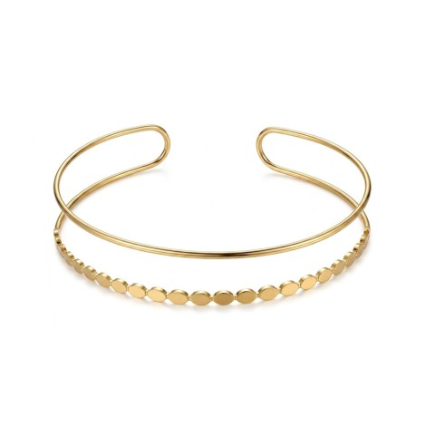 Choker Rigido Ovali Dorato