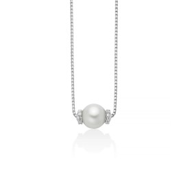 Collana Miluna Eva Perla Topazi E Argento PCL6888