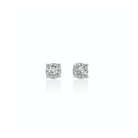 Orecchini Miluna A Lobo Oro Bianco 9kt Diamanti 0,058 ct ERD3301X