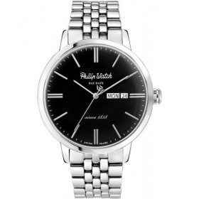 Orologio Uomo Philip Watch Silver/Black Grand Archive 1940 R8253598006