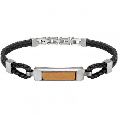 Bracciale Uomo Morellato Lux Tiger Pelle SASV05