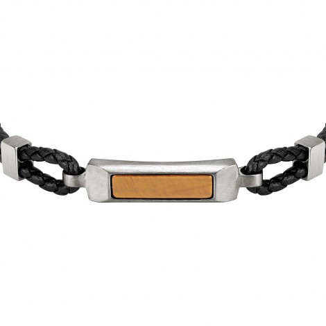 Bracciale Uomo Morellato Lux Tiger Pelle SASV05