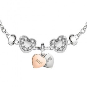 Bracciale Donna Morellato Drops Cuori Strass SCZ1100