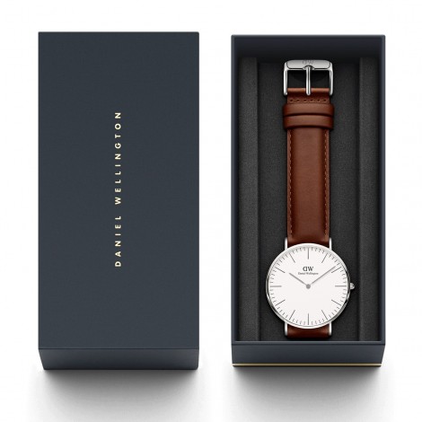 Orologio Uomo Daniel Wellington Classic St Mawes 40 Silver DW00100021