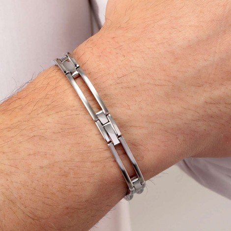 Bracciale Uomo Morellato Cross Silver SKR59