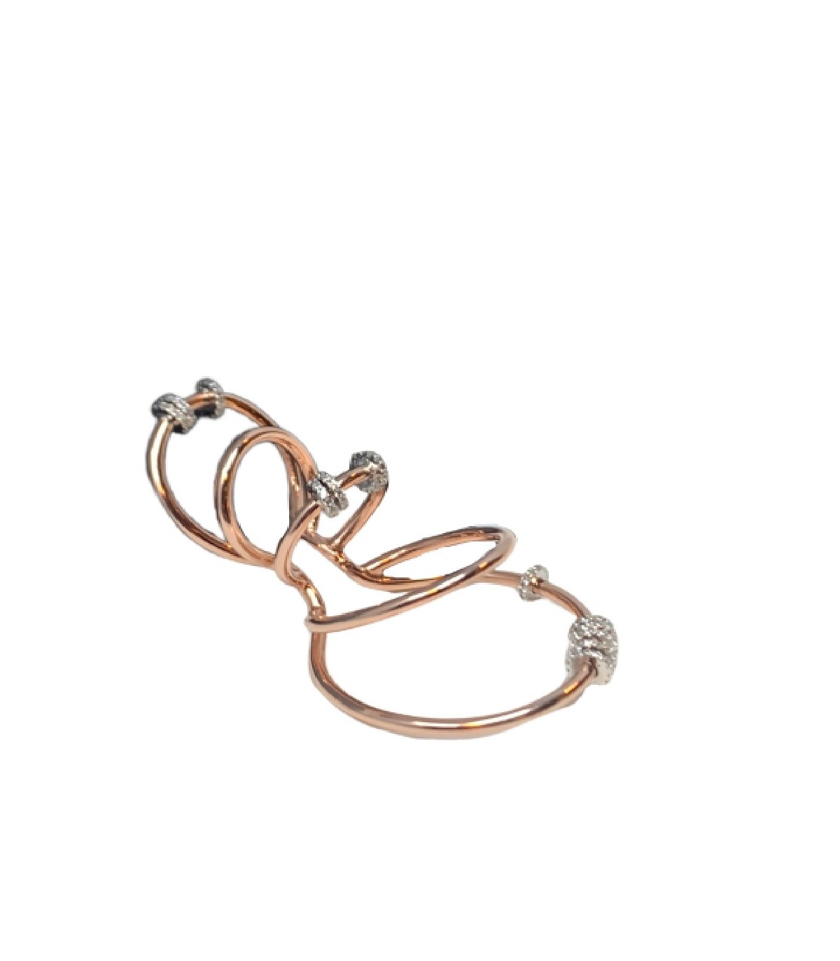 Elli Set 2 Orecchini A Clip Earcuff In Argento 925 - Fatto A Mano A Bali, Lucido E Martellato, Regalo Per Donna