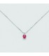 Collana Miluna Rubino Diamanti CLD3703VX