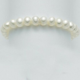 Bracciale Donna Miluna in Oro Bianco e Perle PBR1685
