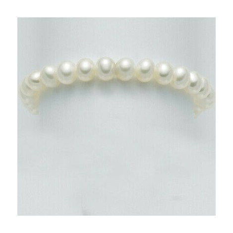 Bracciale Donna Miluna in Oro Bianco e Perle PBR1685