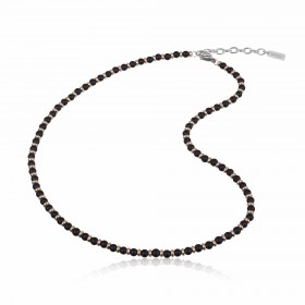 Breil Collana Uomo Nero/Rosè TJ2410