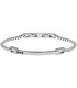 Bracciale Uomo Breil Black Diamond Silver TJ2744