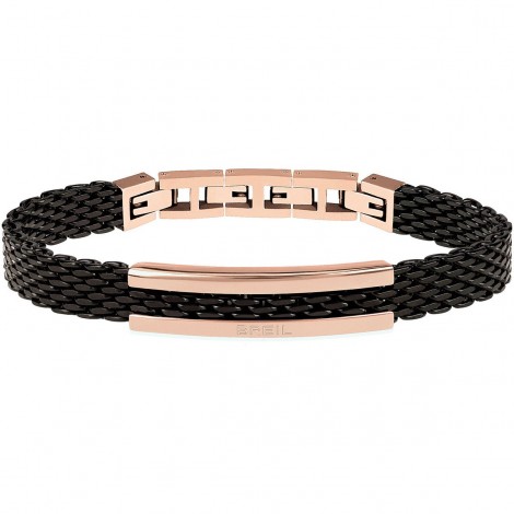 Bracciale Uomo Breil Snap Oro Rosa TJ2743