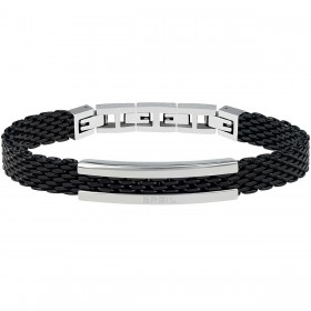Bracciale Uomo Breil Snap Silver TJ2742