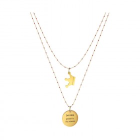 10 Buoni Propositi Collana Sweet Ruby/ Penso a me stessa - N9836/R