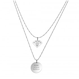 10 Buoni Propositi Collana Sweet Ametista/ Mi Faccio Desiderare - N9839S/A