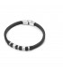 Bracciale Uomo Cesare Paciotti Rubber Seal Nero 4UBR2878