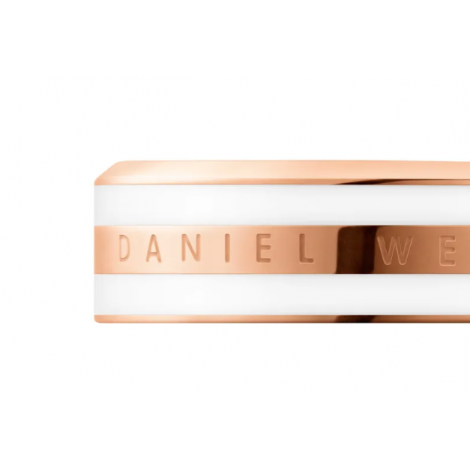 Anello Daniel Wellington Satin Rose/Bianco DW00400040