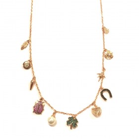 Collana Donna Raggi con Pendenti Portafortuna RA/016890