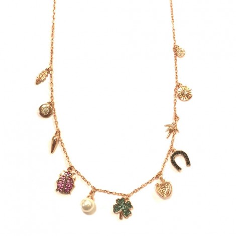 Collana Donna Raggi con Pendenti Portafortuna RA/016890