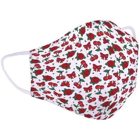 Mascherina Lavabile da Adulto Cherry Rose Doodle DM0004