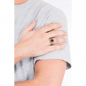 Anello Uomo Onyx Over Breil TJ2679