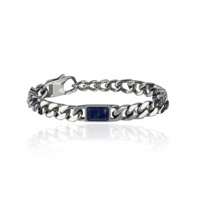 Bracciale Uomo Beat Silver Blue Breil TJ2845