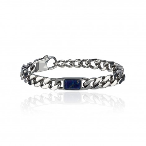 Bracciale Uomo Beat Silver Blue Breil TJ2845