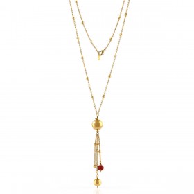 Catena Lunga Rosario Sfere Unoaerre Bronzo Gold EXH465/4