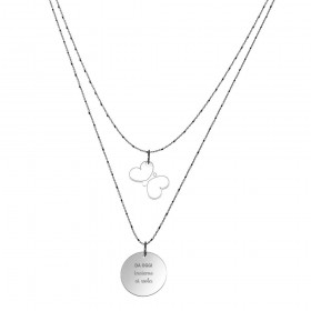 10 Buoni Propositi Collana Sweet Ametista/Insieme Si Vola - N9842S/A