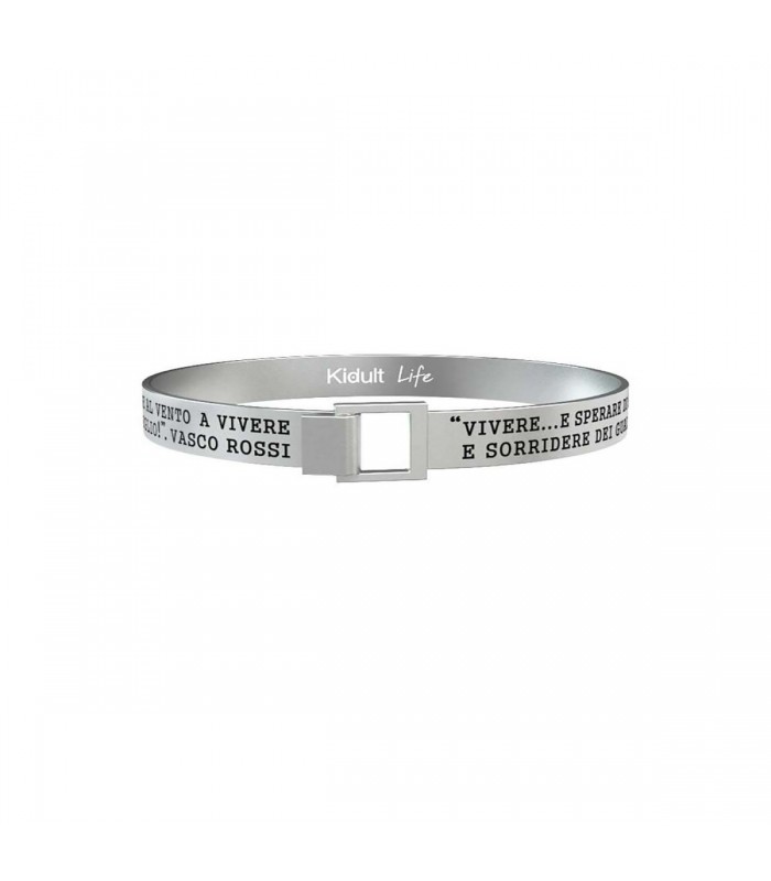 Bracciale Kidult Vasco Rossi Official Collection Vivere 731475 Bracciale Kidult Vasco Rossi Official Collection Vivere 731475