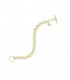 Bracciale Unoaerre Gold Groumette chius. a T EXB352/5